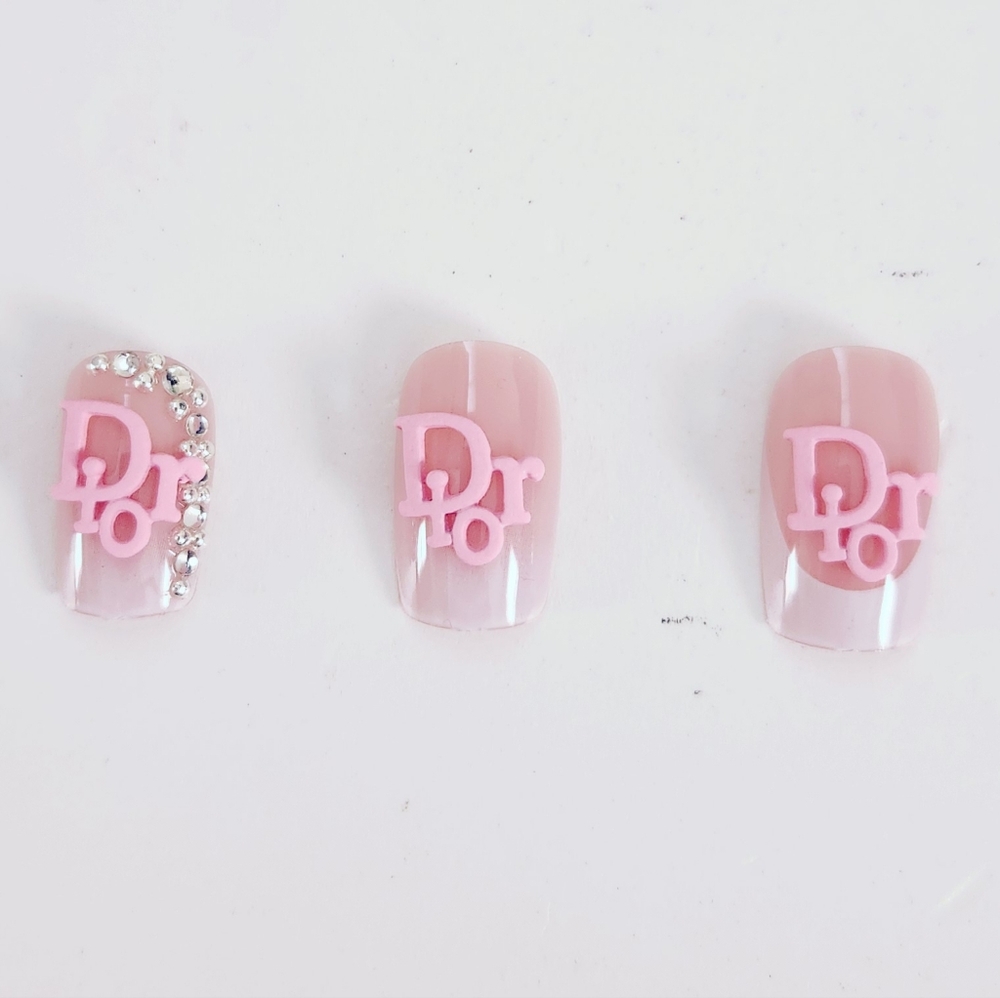Luxury Nail Charms Pink